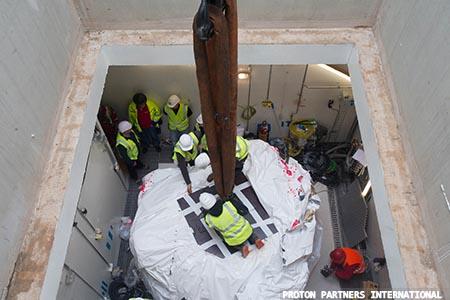 Milestone reached as proton beam therapy system arrives in Wales 