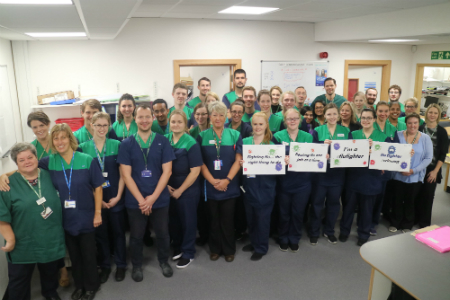 Poole Hospital in the top 10 for staff flu jabs