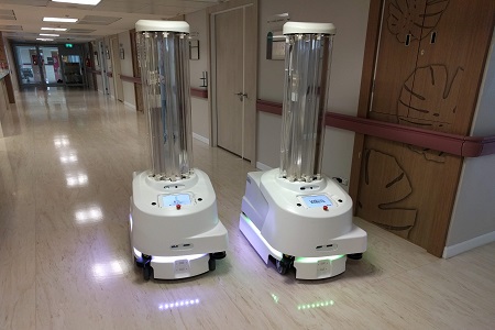Innovative Fully Autonomous Mobile Robot for UV-C Disinfection