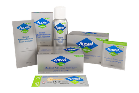 Appeel® Sterile Medical Adhesive Remover – safeguarding patients against medical adhesive- related skin injuries (MARSIs)