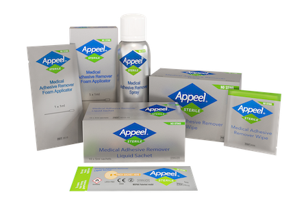 Appeel® Sterile Medical Adhesive Remover – safeguarding patients against medical  adhesive- related skin injuries (MARSIs)