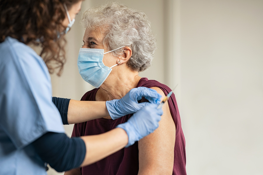 Could COVID-19 and flu vaccines be administered at the same time?