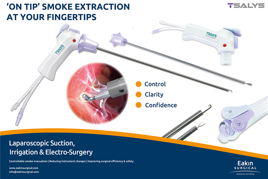 The Latest Innovation in ‘On-Tip’ Smoke Extraction from Eakin Surgical