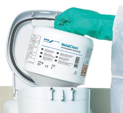 Solid detergent improves safety