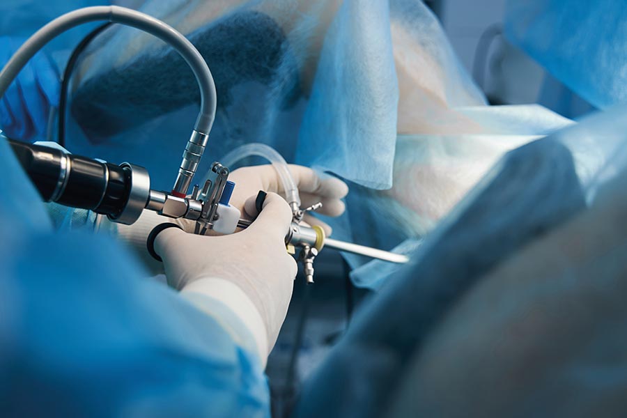 Improving vision during laparoscopic surgery