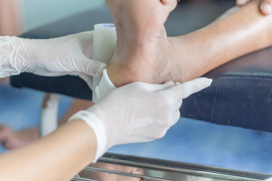 Fears for wound care patients after pandemic