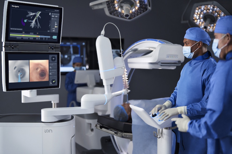 UK first robotic-assisted lung biopsy procedures performed