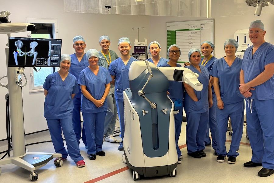 Nuffield Health Warwickshire Hospital to offer robot-assisted surgery for hip and knee replacements