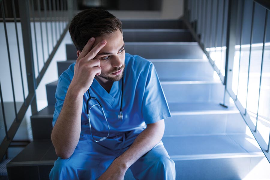  Three in four NHS staff struggled with mental health in the past year