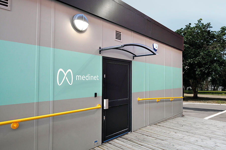 Bolstering NHS capacity with modular facilities