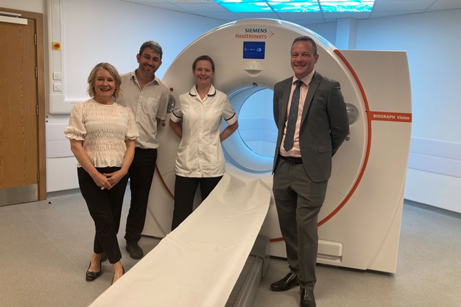 Paul Strickland Scanner Centre halves PET-CT scan times, enhancing diagnostic and research capabilities 