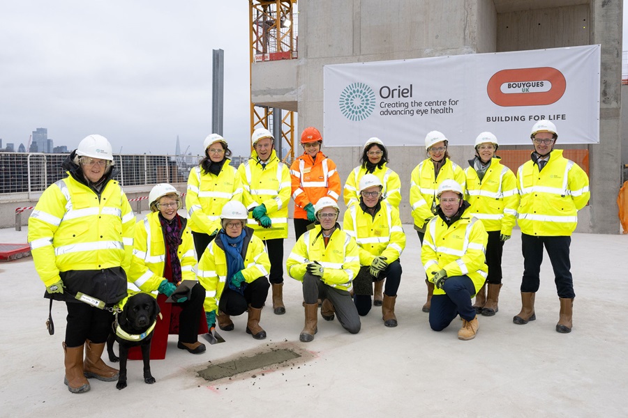 World class centre for eye health reaches construction milestone