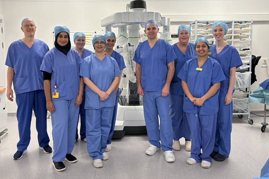 Major robotic-assisted surgery milestone for Scotland 